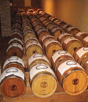 Balsamic aging at Banfi Winery