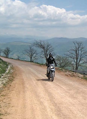 Brian scanning the million-mile views from Monte Subasio