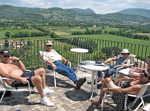 A view from the patio, Spello