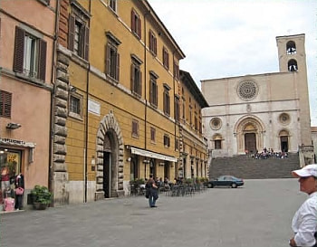 Todi's Medieval town square