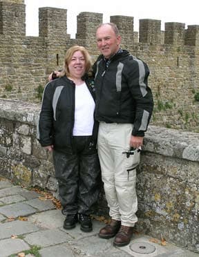 Bill & Susan Currier visiting Poppi Castle