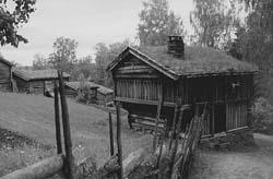 Ancient wooden building in Norway