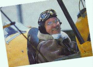 Egan in a Tiger Moth