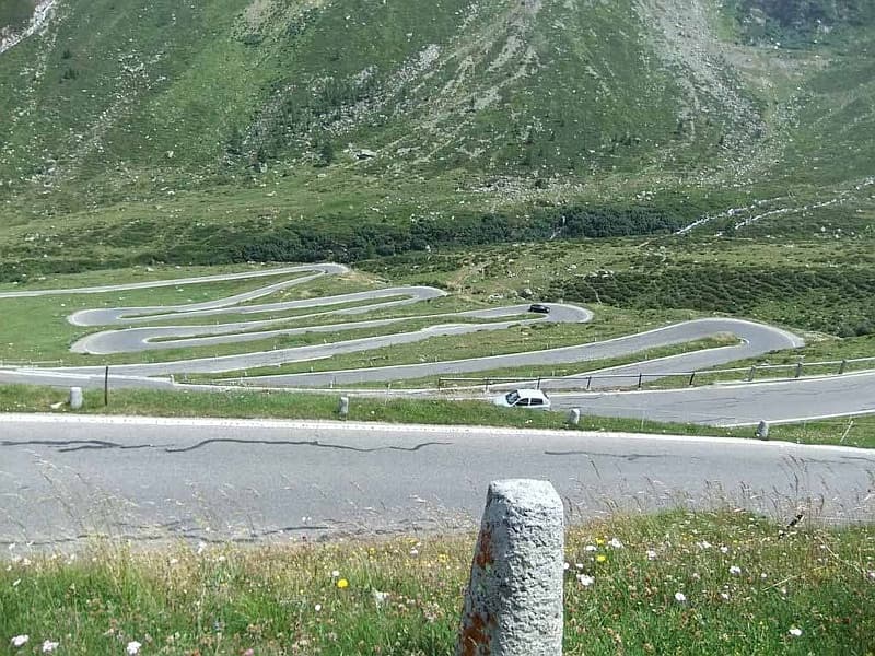 Splügen Pass, the Swiss side