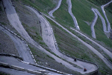 the Stelvio pass