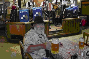 Fred Rau and beer