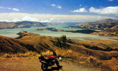 Governors Bay, as seen from the Summit Road outside of Christchurch