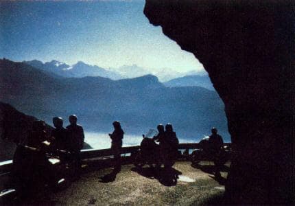A lake view in Switzerland
