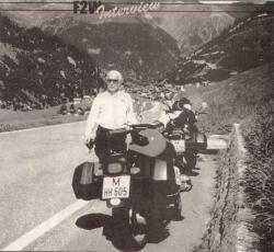 Ron in the Alps on a Beach Tour