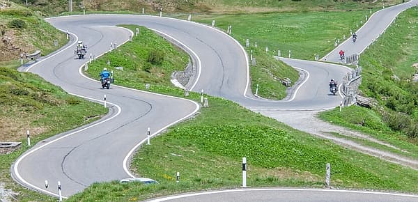 Twisty Mountain roads