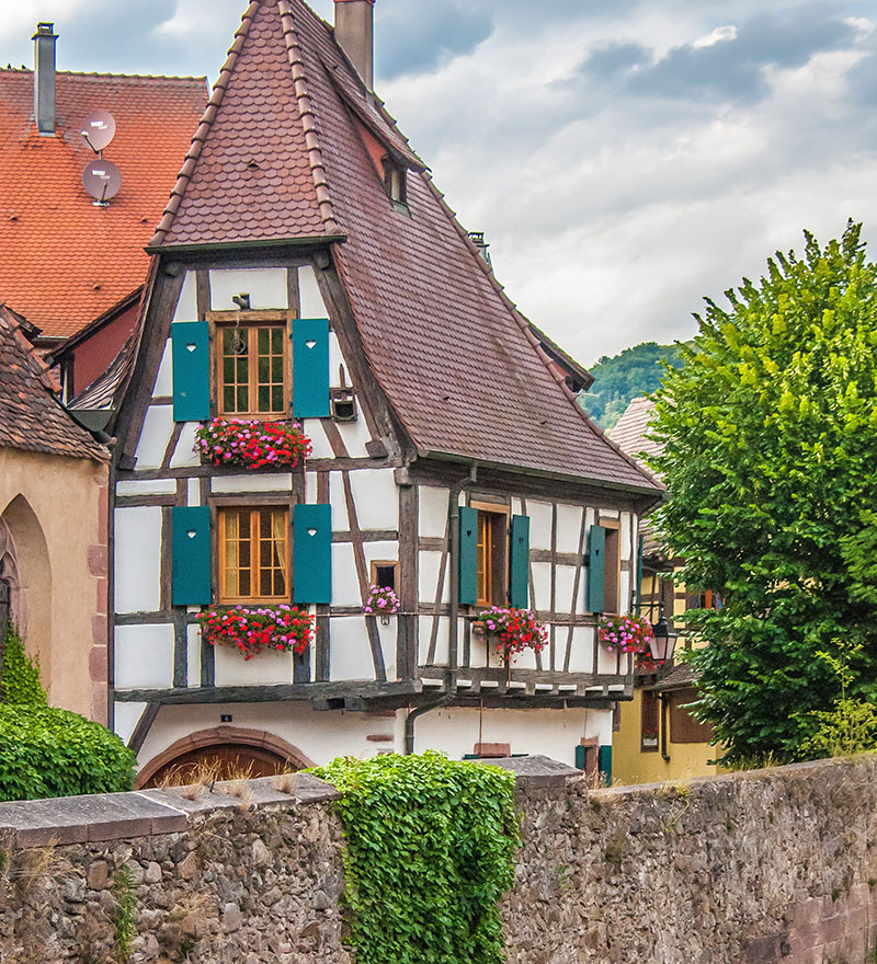 A medieval home in Kaysersberg, France