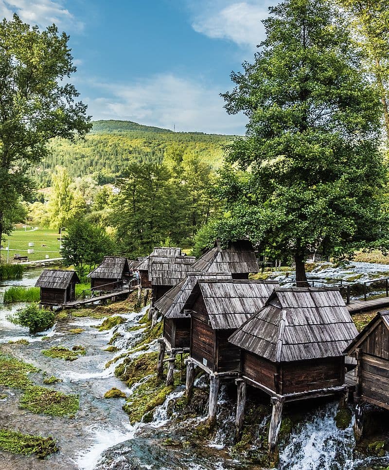 Mills on the Pliva River