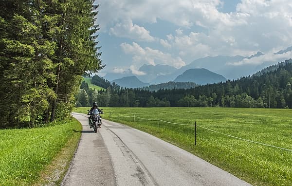 A typical German country road
