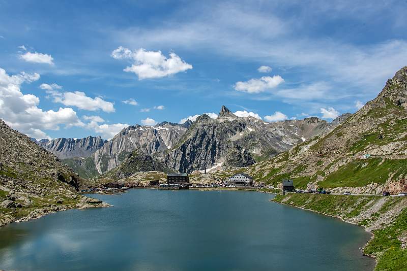 The top of the Grand St. Bernard Pass