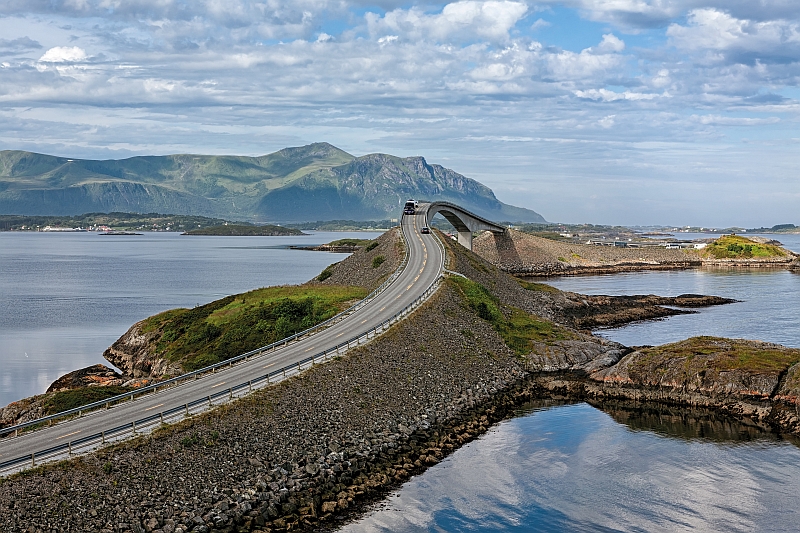 The Atlantic Road - one of Norway's Famouse tourist routes